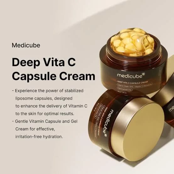 Medicube Deep Vita C Capsule Cream 55g – Vitamin C Moisturizer