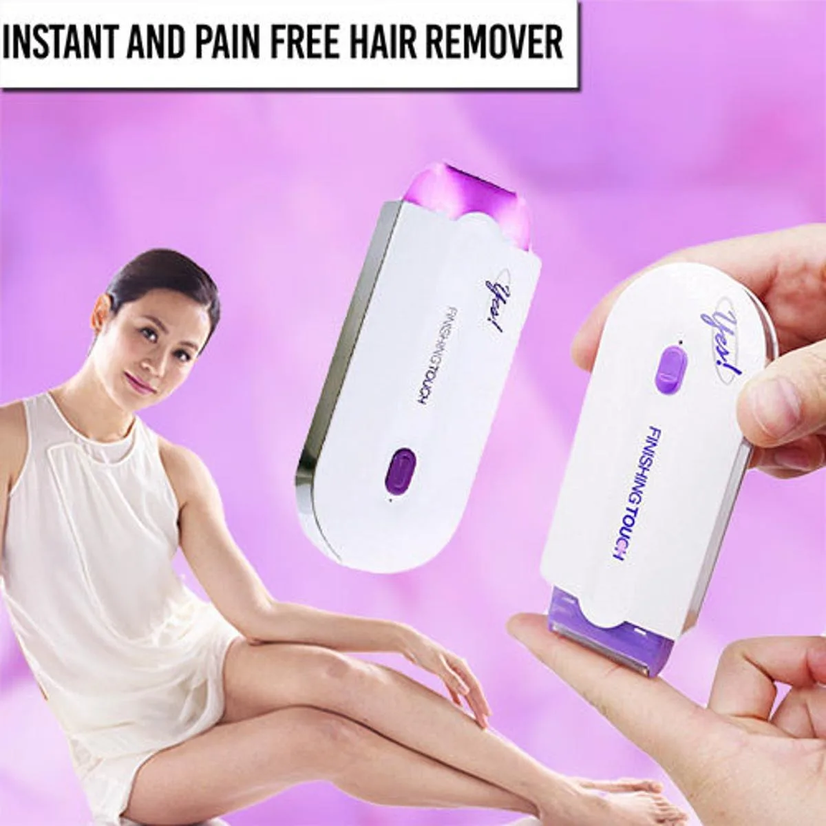 Finishing Touch Yes Hair Remover | Rechargeable Facial & Body Epilator