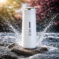 Nice Glass Bottle 400ml | Vacuum Flask with Loop Handle | The A&H Store