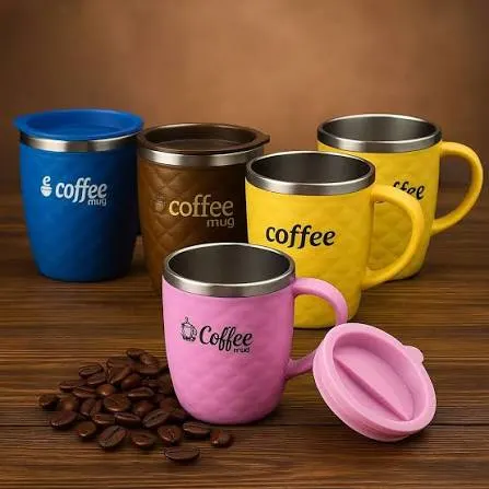 Eco Sip Stainless Steel Coffee Mug 400ml | Insulated Travel Cup | The A&H Store