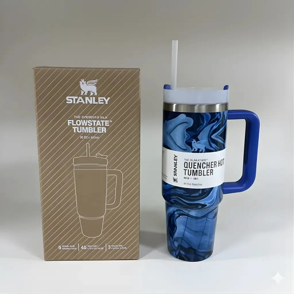 40oz Stainless Steel Insulated Tumbler with Straw