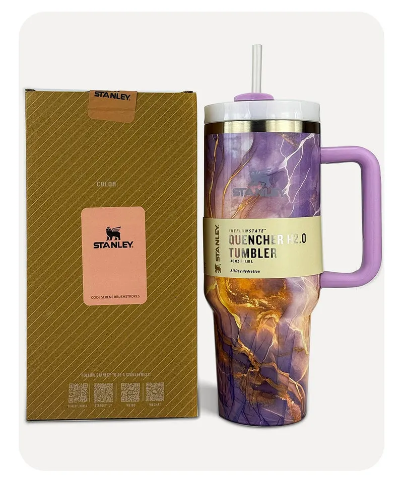 40oz Stainless Steel Insulated Tumbler with Straw