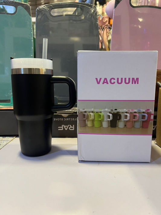 Mini Insulated Tumbler with Handle & Straw – 480ml