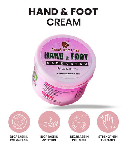 Cheek & Chin Hand & Foot Care Cream 200g – Nourishing Moisturizer