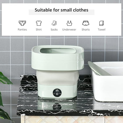Foldable Mini Washing Machine | Portable Travel Washer
