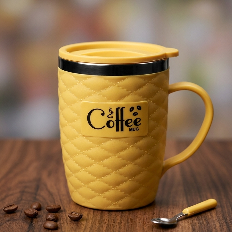 Eco Sip Stainless Steel Coffee Mug 400ml | Insulated Travel Cup | The A&H Store