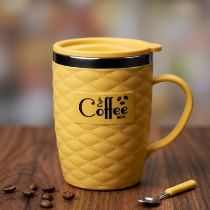 Eco Sip Stainless Steel Coffee Mug 400ml | Insulated Travel Cup | The A&H Store