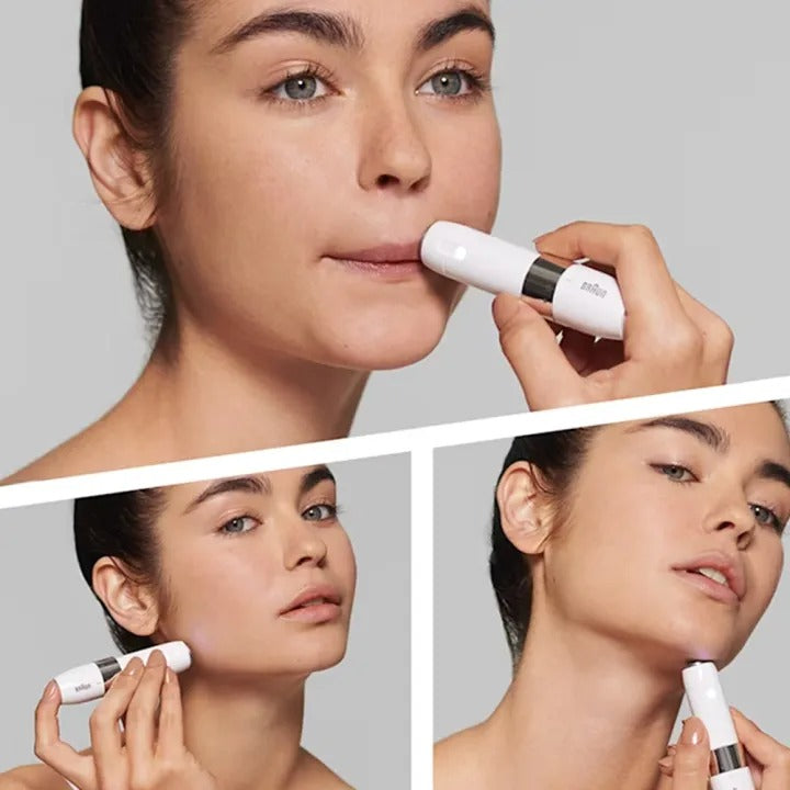 Braun Face Mini Hair Remover FS1000 | Electric Facial Hair Remover for Women