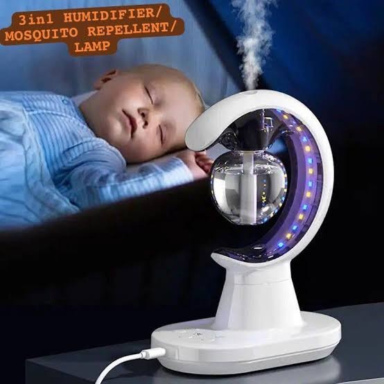3-in-1 Mosquito Repellent, Humidifier & LED Lamp | The A&H Store