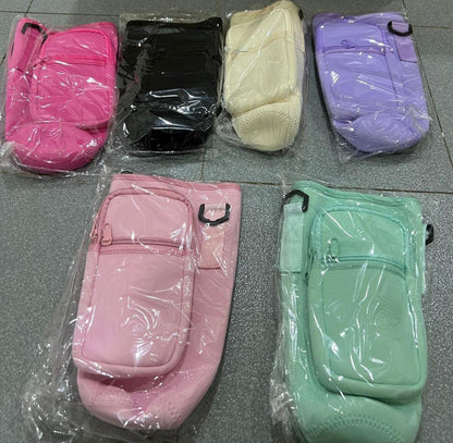 Portable Tumbler Bag | Water Bottle Carrier Sleeve with Shoulder Strap