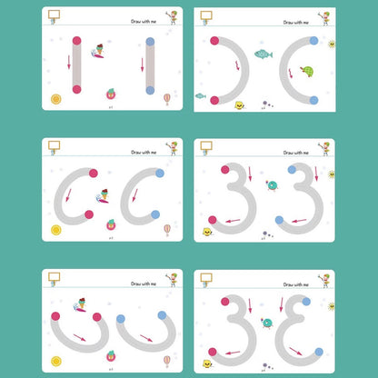 Kids Handwriting & Tracing Book 64 Pages