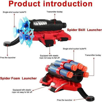 Spider-Man Wrist Shooter Toy Set for Kids – Multicolor Web Launcher