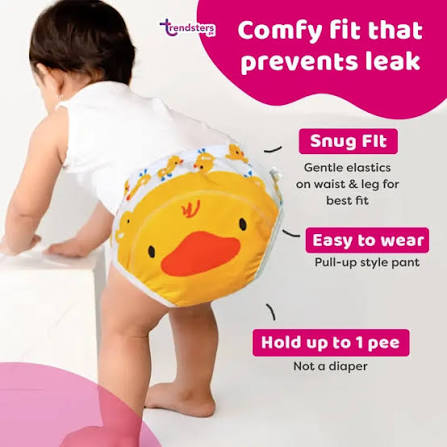 Kids Reusable Baby Training Pants – Soft Washable Large