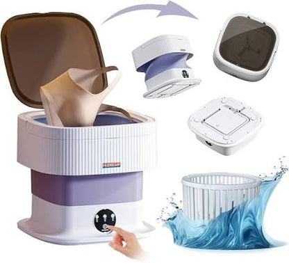 Foldable Mini Washing Machine | Portable Travel Washer