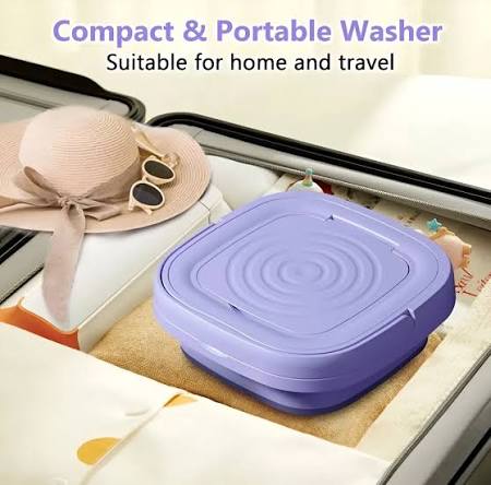 Foldable Mini Washing Machine | Portable Travel Washer