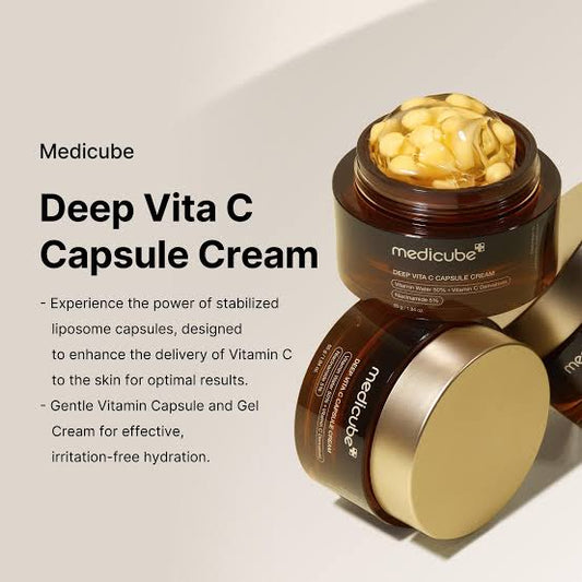 Medicube Deep Vita C Capsule Cream 55g – Vitamin C Moisturizer