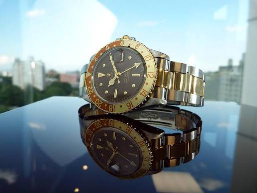 Luxury Gold & Silver Men's Watch – Elegant Analog Wrist Watch